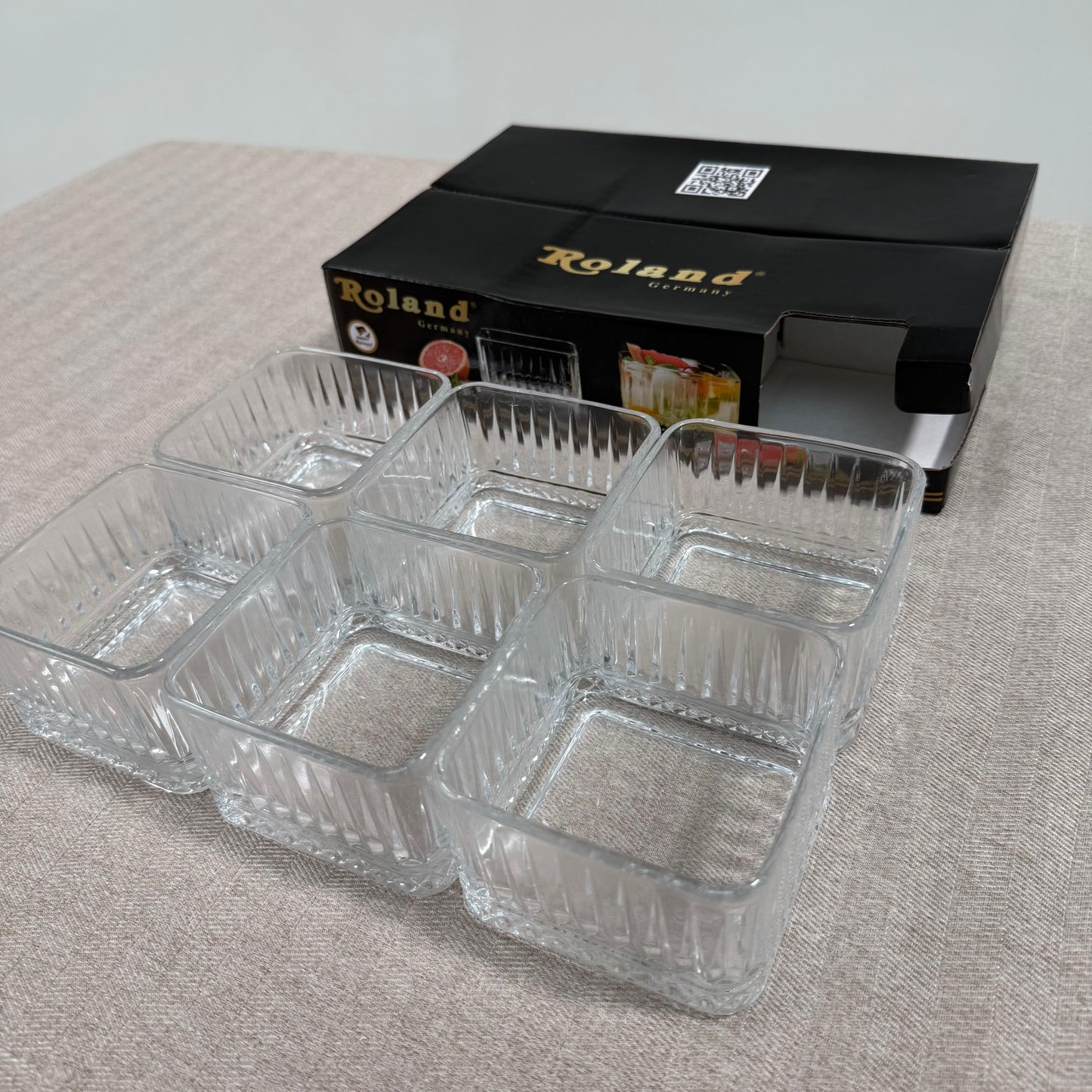 Set de 6 Bols en Verre 300 ml – Élégance