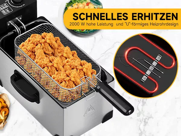 HOMELUX Friteuse 3 L 2000W