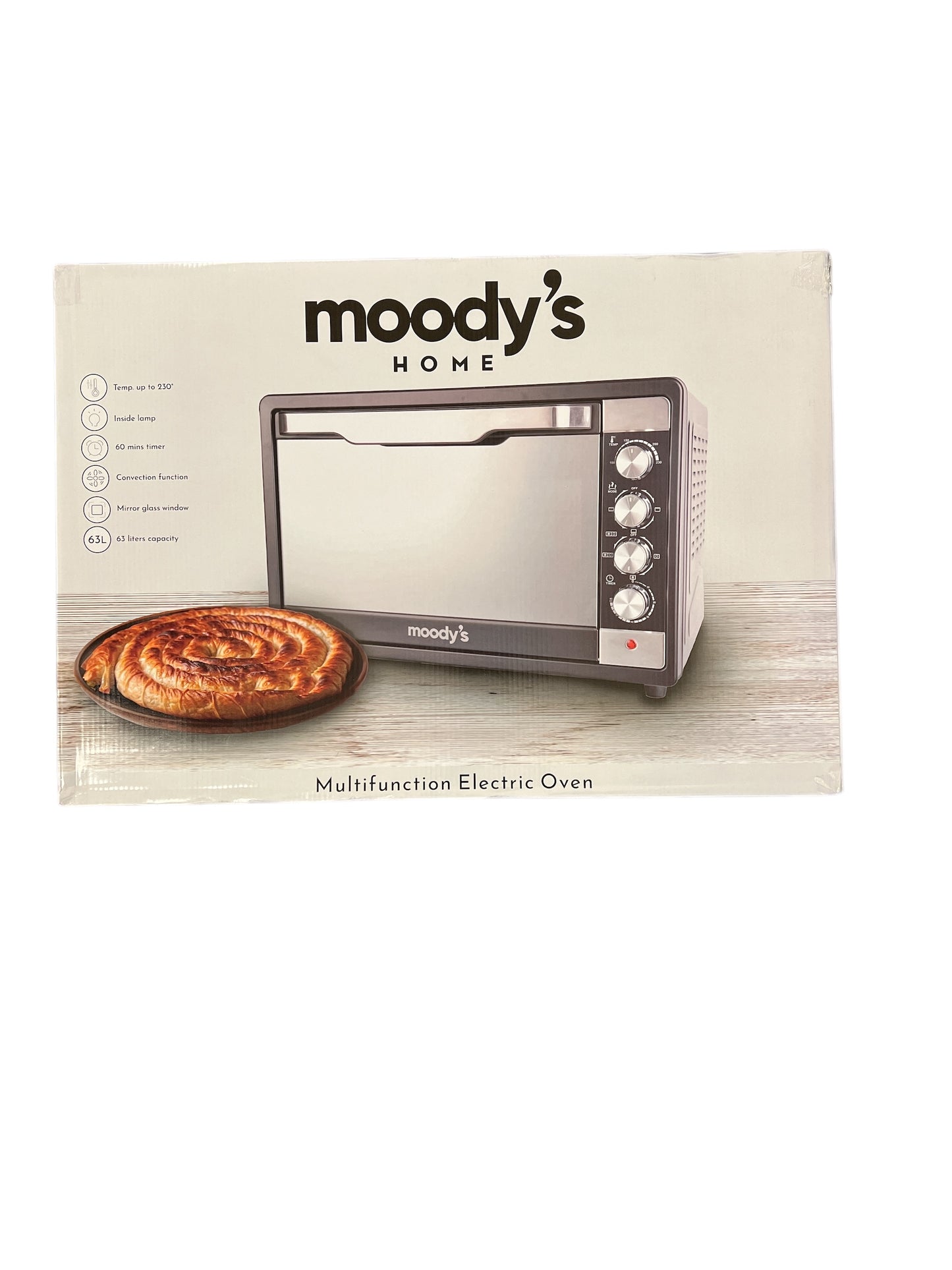 Four Électrique Multifonction Moody's Home - Capacité 63L