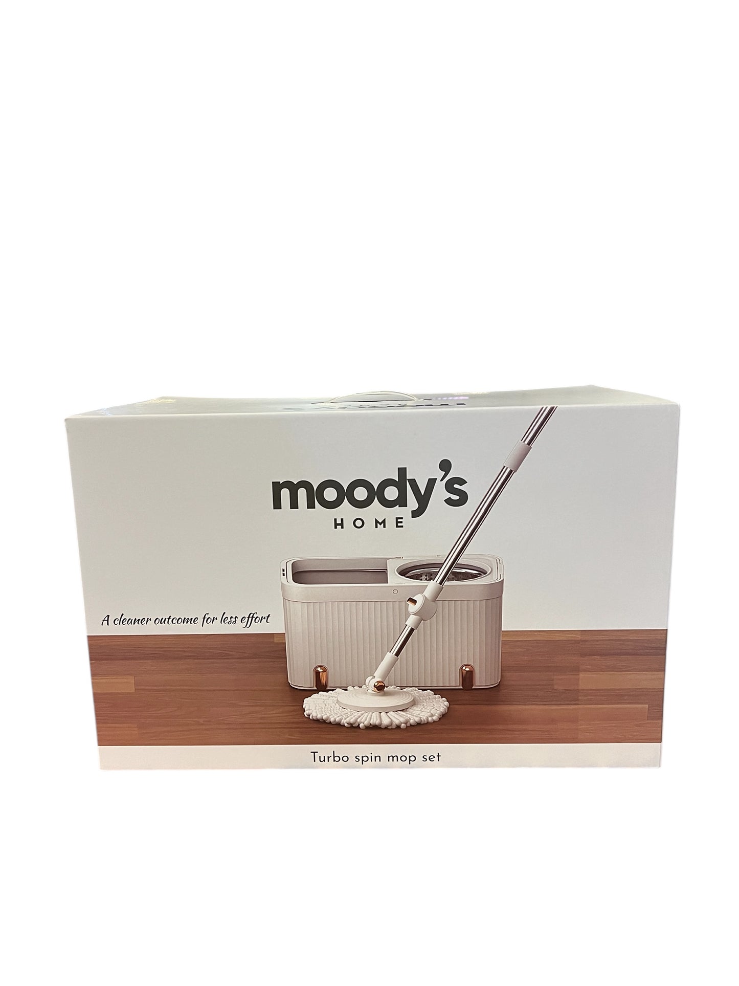 Moody's Home Turbo Spin Mop Set – Un Nettoyage Efficace Sans Effort