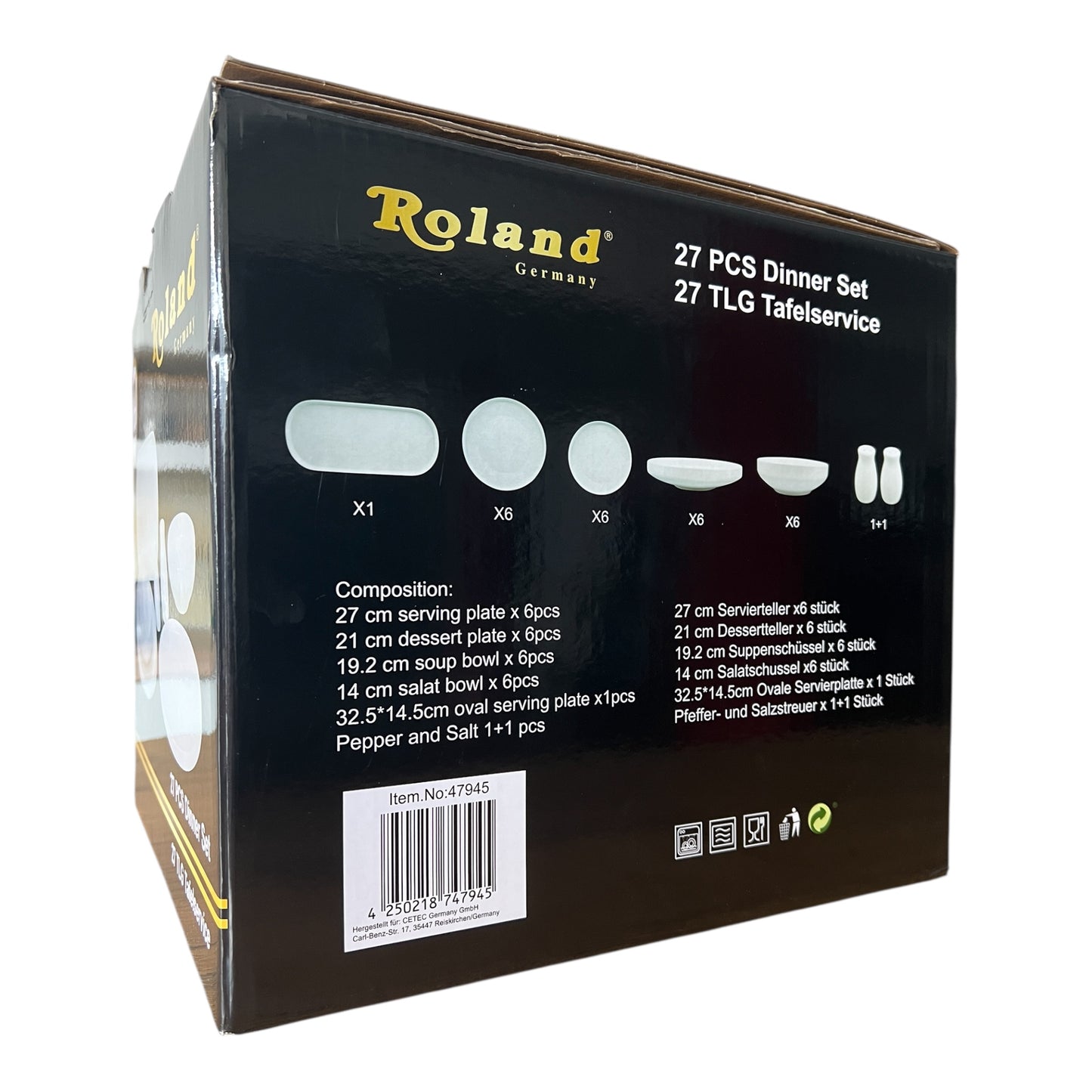 Service de Table 27 Pièces – Roland