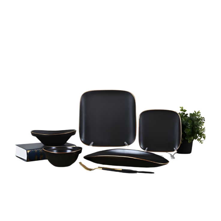 Luxe borden uit de Evry Collectie van Bricard, 25 stuks