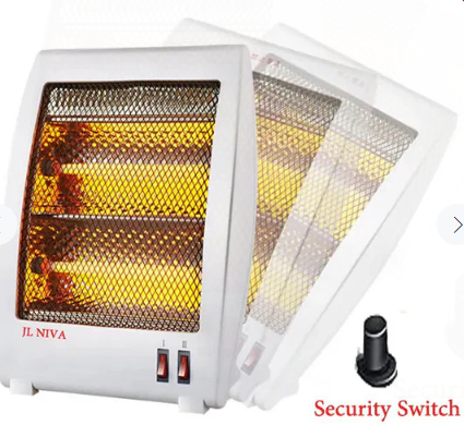 Elektrische kwartsverwarmer 400/800 W - QH-90A - Wit