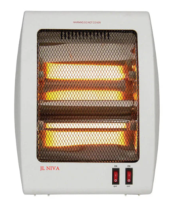 Elektrische kwartsverwarmer 400/800 W - QH-90A - Wit