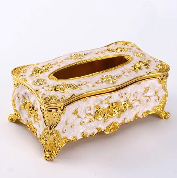 Luxury Alloy Tissue Box