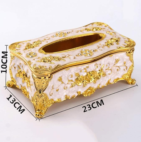 Luxury Alloy Tissue Box