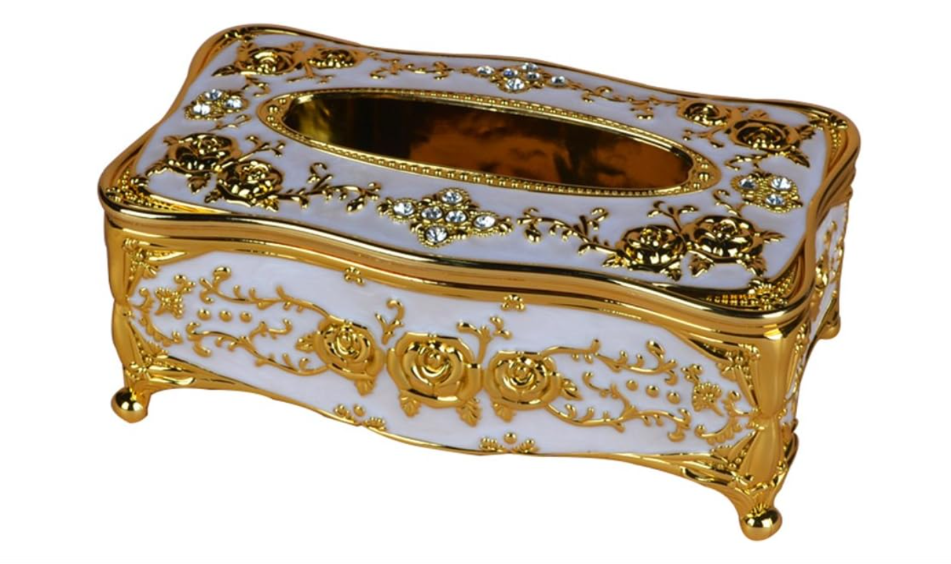 Luxury Alloy Tissue Box