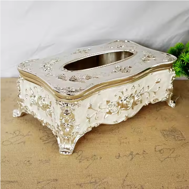 Luxury Alloy Tissue Box