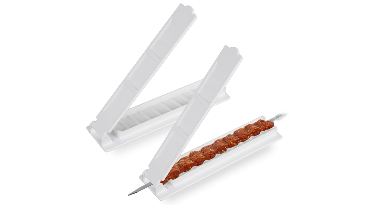 Barbecue Kebab Machine - Skewers and Sticks Press Tool - Manual Kebab Mold
