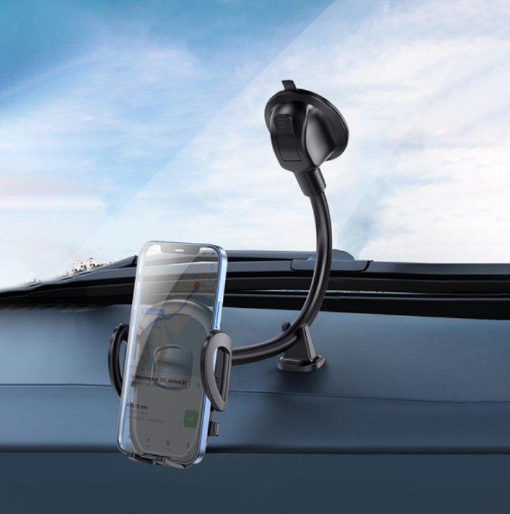WIWU CH016 Mini-autotelefoonhouder - Zwart