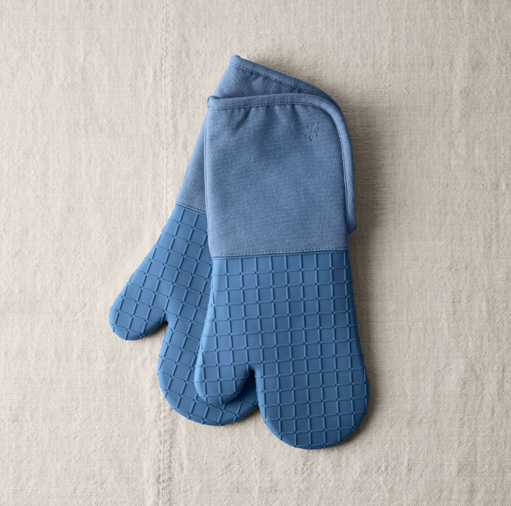 Danny Home Heat Resistant Oven Mitts with Non-Slip Silicone Coating 1 Piece