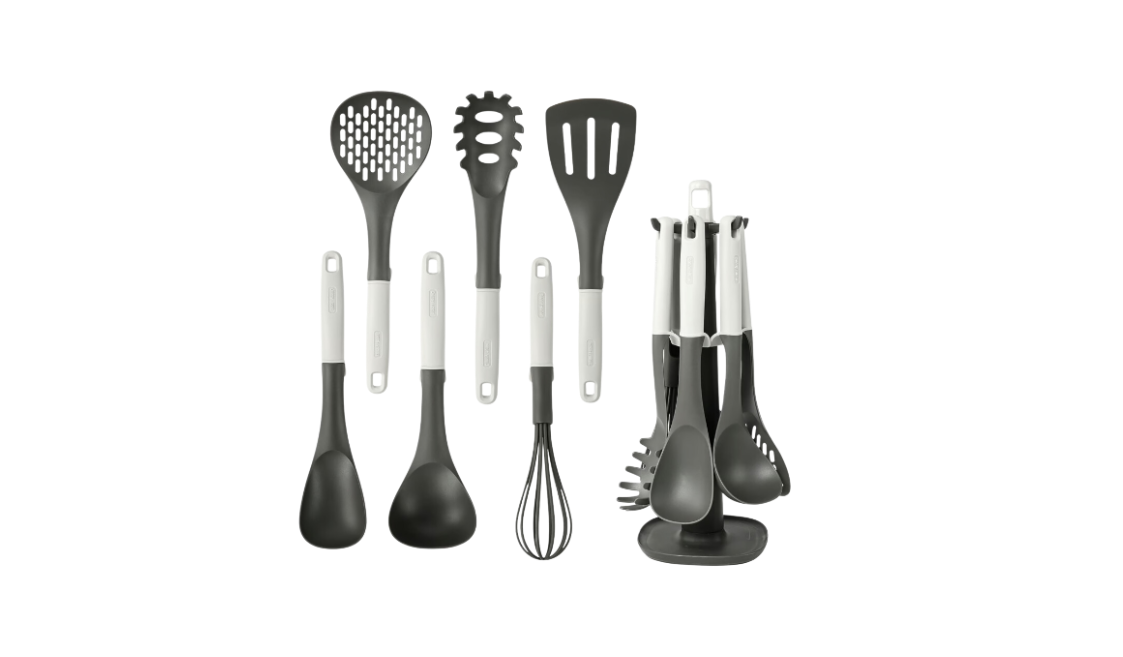 Danny Home 7 Piece Kitchen Utensil Set – Heat Resistant, Non-Stick