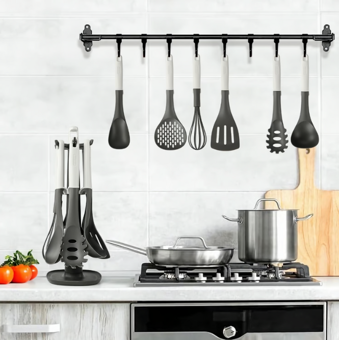 Danny Home 7 Piece Kitchen Utensil Set – Heat Resistant, Non-Stick