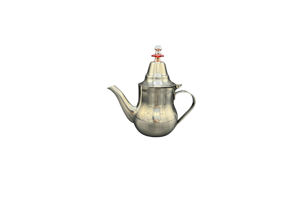 Théière Marocaine Traditionnelle Flip – Acier Inoxydable, Or et Argent (0,3 L, 0,4 L, 0,7 L)