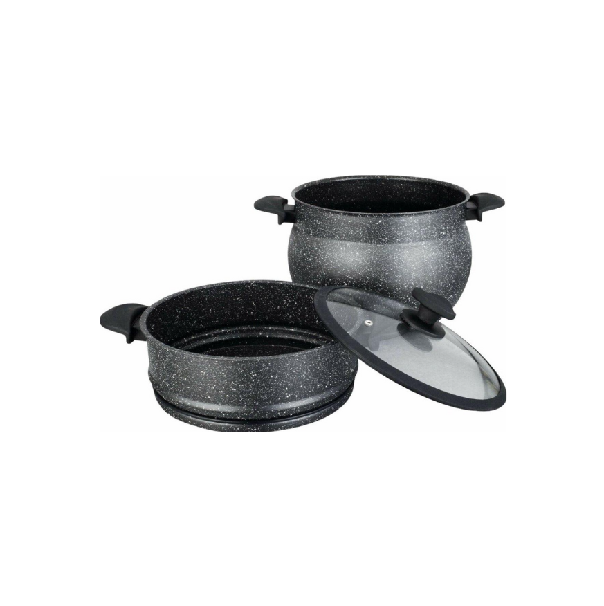 Duhtz Couscoussier 8L/10L/12L – 3 Piece Steamer