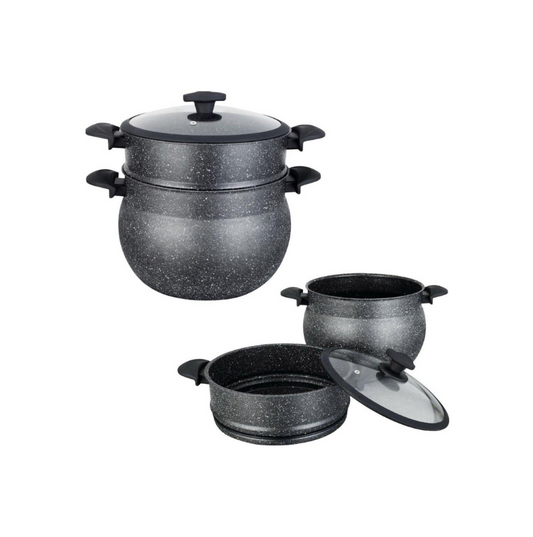 Duhtz Couscoussier 8L/10L/12L – 3 Piece Steamer