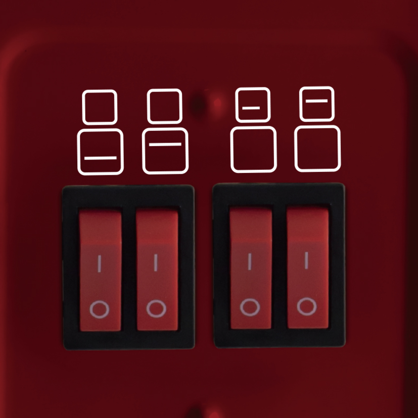 Chauffage à Quartz Lexical LQH-8004-4, Chauffage Econome en Energie pour La Maison ou le Bureau