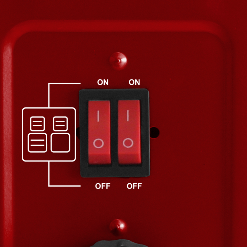 Chauffage à Quartz Lexical LQH-8005-4, Haute Efficacité et Chauffage Instantané