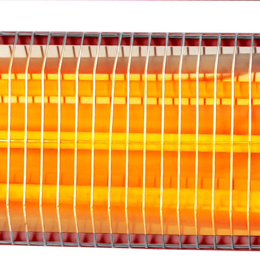 Lexical LQH-8020-4 Chauffage à Quartz, 1200W, Grille de Sécurité & Interrupteur Anti-Basculement