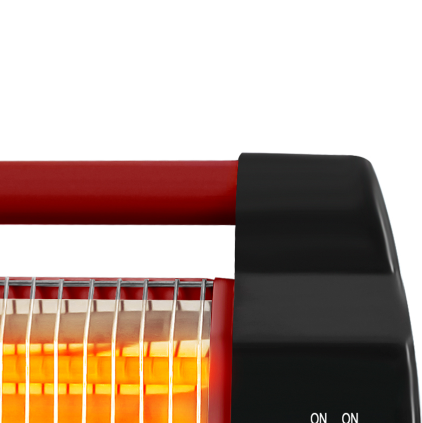 Lexical LQH-8020-4 Chauffage à Quartz, 1200W, Grille de Sécurité & Interrupteur Anti-Basculement