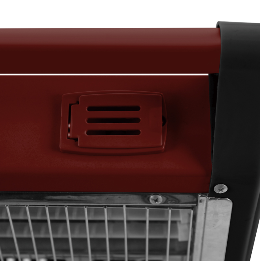 Lexical LQH-8023-4 Chauffage à Quartz, 1600W avec 4 Éléments Chauffants, Fonction Humidificateur & Ventilateur