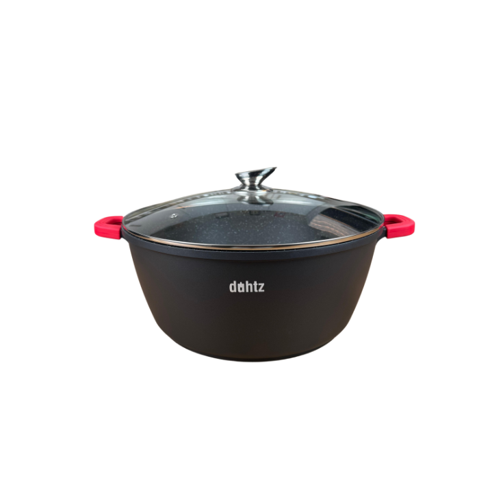 Duhtz Marble Coated Casserole – Premium (28cm to 44cm, 6L to 20L)