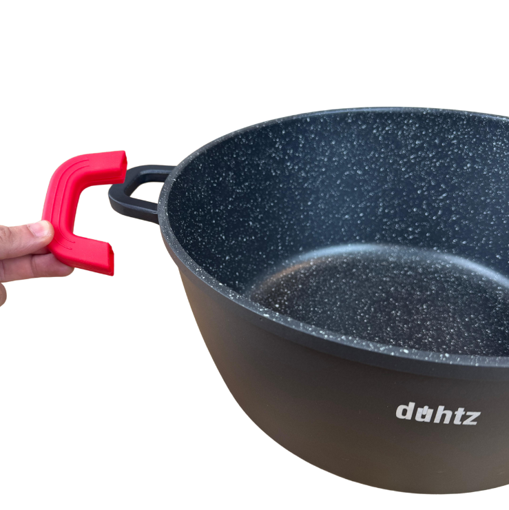 Duhtz Marble Coated Casserole – Premium (28cm to 44cm, 6L to 20L)