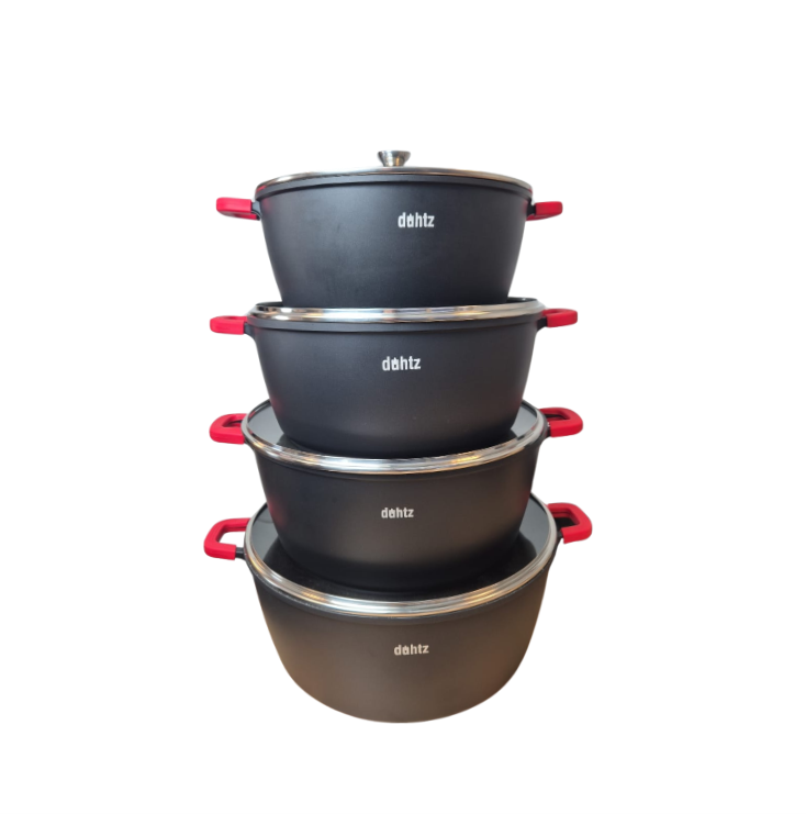 Duhtz Marble Coated Casserole – Premium (28cm to 44cm, 6L to 20L)