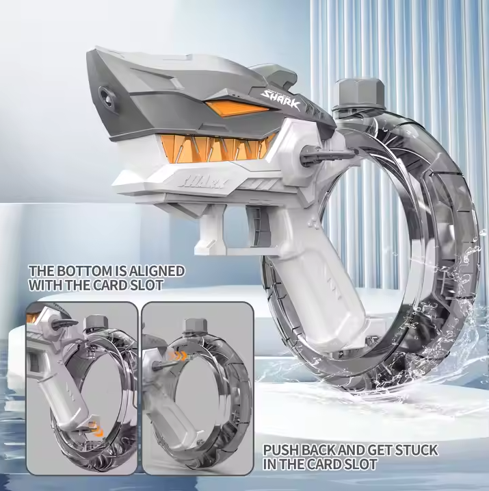 Shark Shape Water Gun - Fun Outdoor Shooting Toy for Active Play