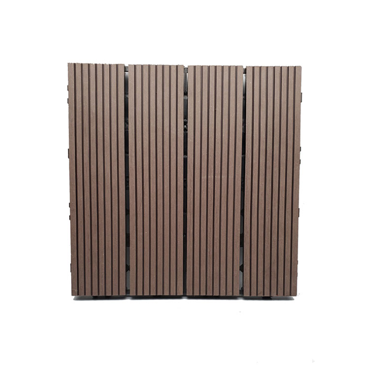 Dalles Emboîtables en Bois et Plastique Antidérapantes