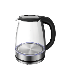 Bouilloire Électrique en Verre 1.8L avec Couvercle en Acier Inoxydable - Moody’s Home