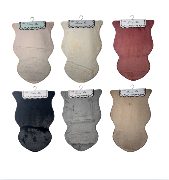 Tapis de Salle de Bain Velours Luxe – Doux, Absorbant et Élégant