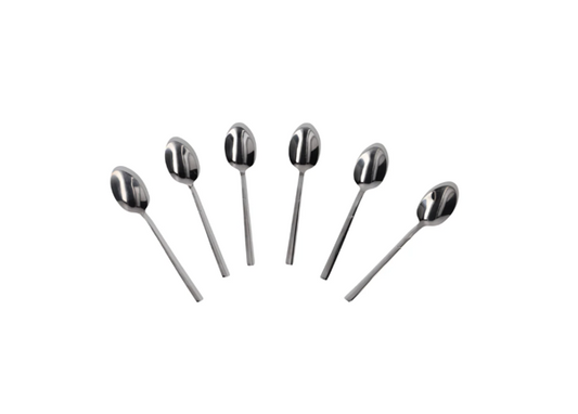 Set de Cuillères à Dessert – 6 pièces – Acier Inoxydable - Danny Home™