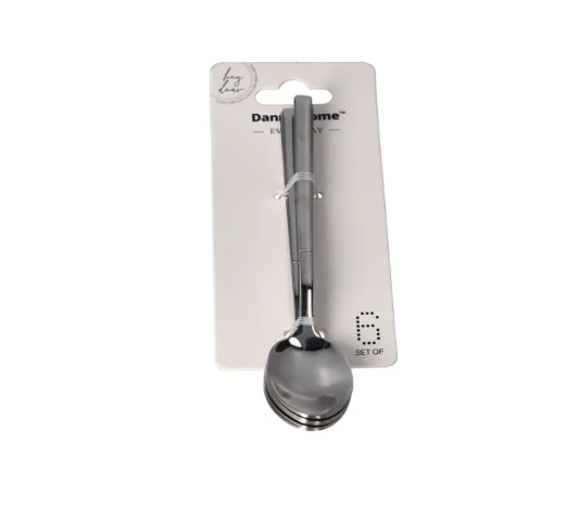 Set de Cuillères à Dessert – 6 pièces – Acier Inoxydable - Danny Home™