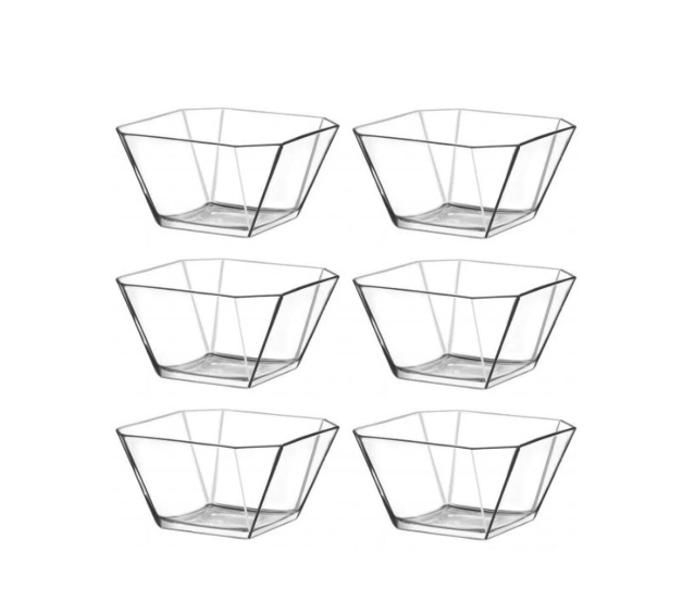 Set de 6 Bols en Verre LAV Karen – Élégance & Polyvalence