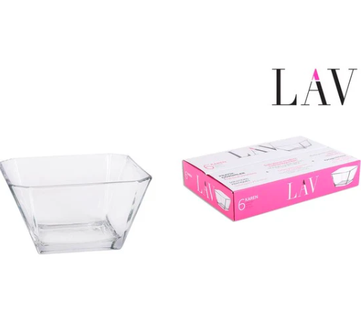 Set de 6 Bols en Verre LAV Karen – Élégance & Polyvalence