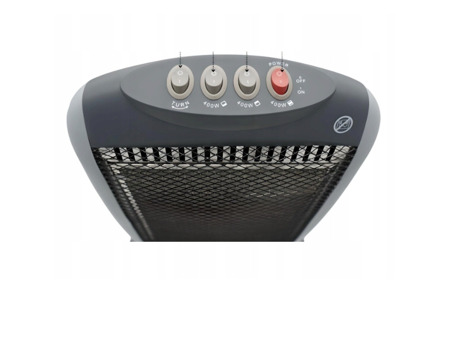 Chauffage électrique LENTZ 1200W à quartz – 3 niveaux de puissance