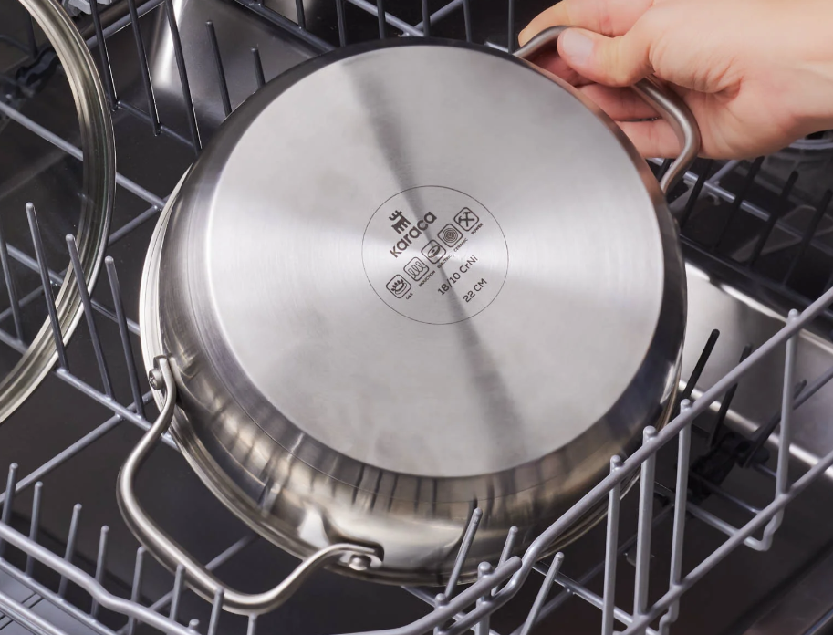 Karaca Elite – Marmite en acier inoxydable 22 cm