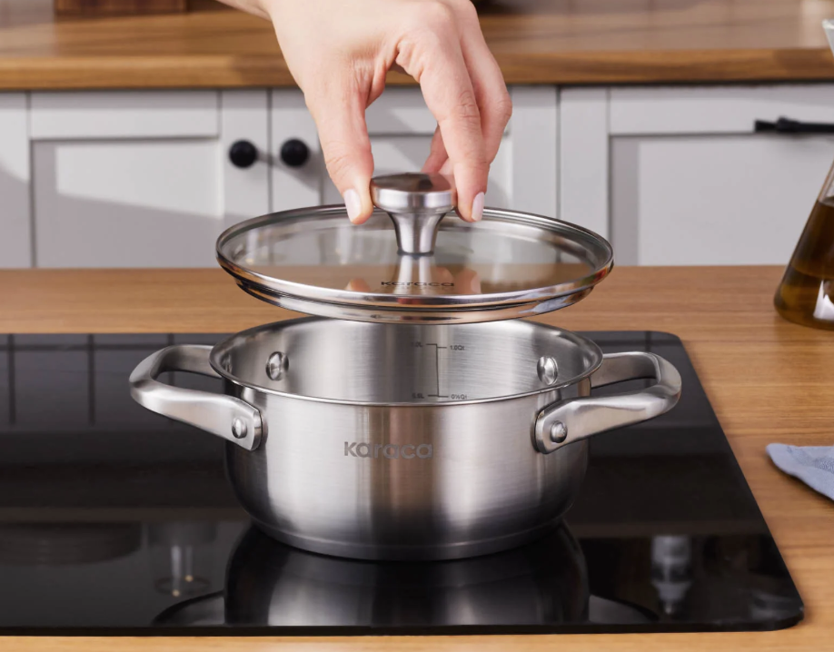 Karaca Elite – Casserole en acier inoxydable 16 cm