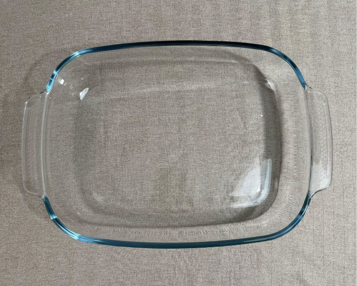 Plat à Four en Verre avec Couvercle – 3800 ml – Roland Germany