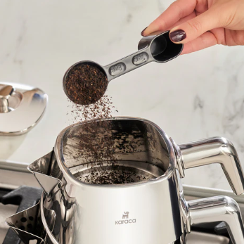 Karaca Brewinox – Théière Turque en Acier Inoxydable – Grande Taille – 2.2L / 3L