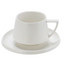 BRICARD Bellon Set à Café en Porcelaine – Blanc – 12 Pièces – 250 ml