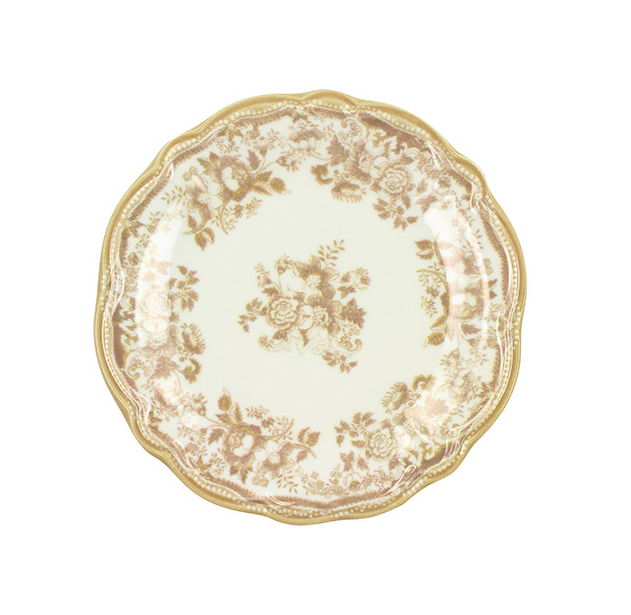 Novastyl Assiette en Grès Faustine – Miel – 20 cm / 22 cm / 26 cm