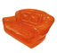 Canapé Gonflable Orange en PVC – 182 × 96 × 76 cm