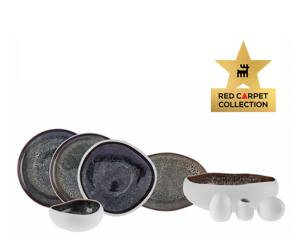 KARACA RED CARPET COLLECTION EARTH COLLECTION GALACTIC WHITE – Service De Table Blanc Pour 12 Personnes, 59 Pièces