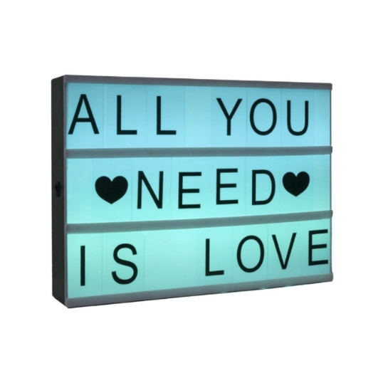 ATMOSPHERA – Boîte Lumineuse Multicolore – 32 × 22 cm