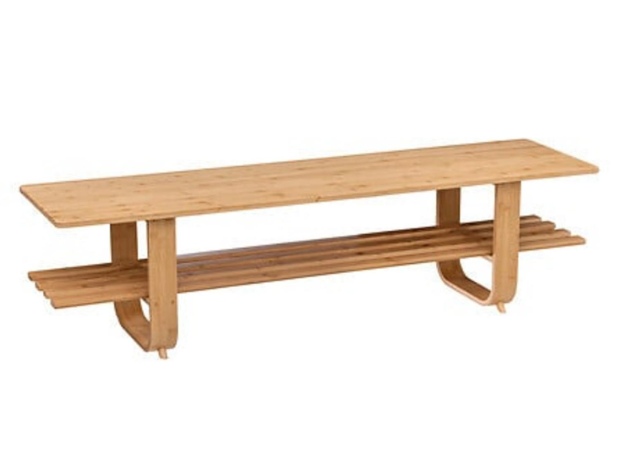 Banc Long en Bambou – Design Minimaliste