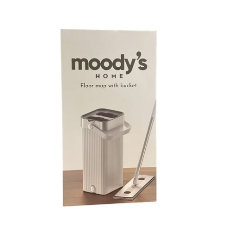 Balai avec Seau Mop Moody's Home – Nettoyez Facilement, Gagnez du Temps