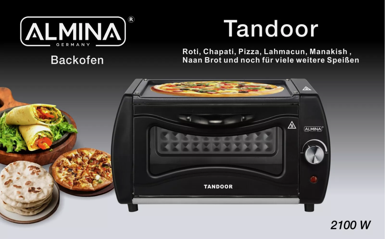 Almina Four Tandoor Électrique – 2100W | Saveurs Authentiques à Domicile