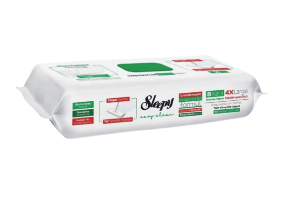 Sleepy Easy Clean – 4X Large Lingettes Sol pour Mop